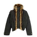 Nordic Trail | Faux Suede Puffer with Fur Lining