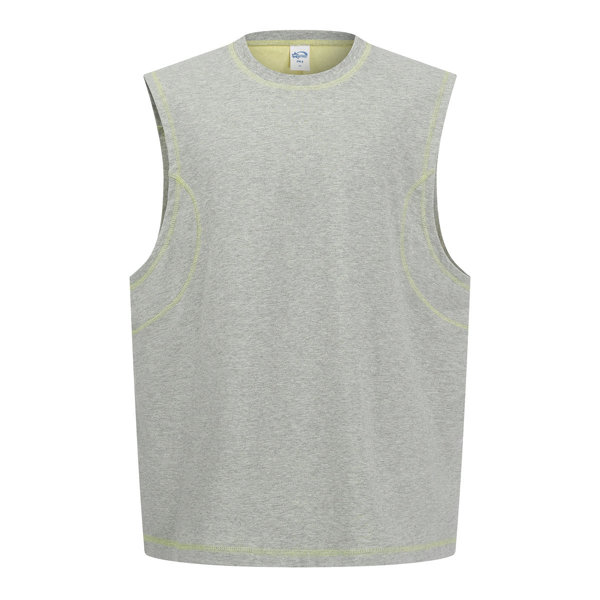 Forest Pulse | Contrast Seam Sleeveless Top - Santo 