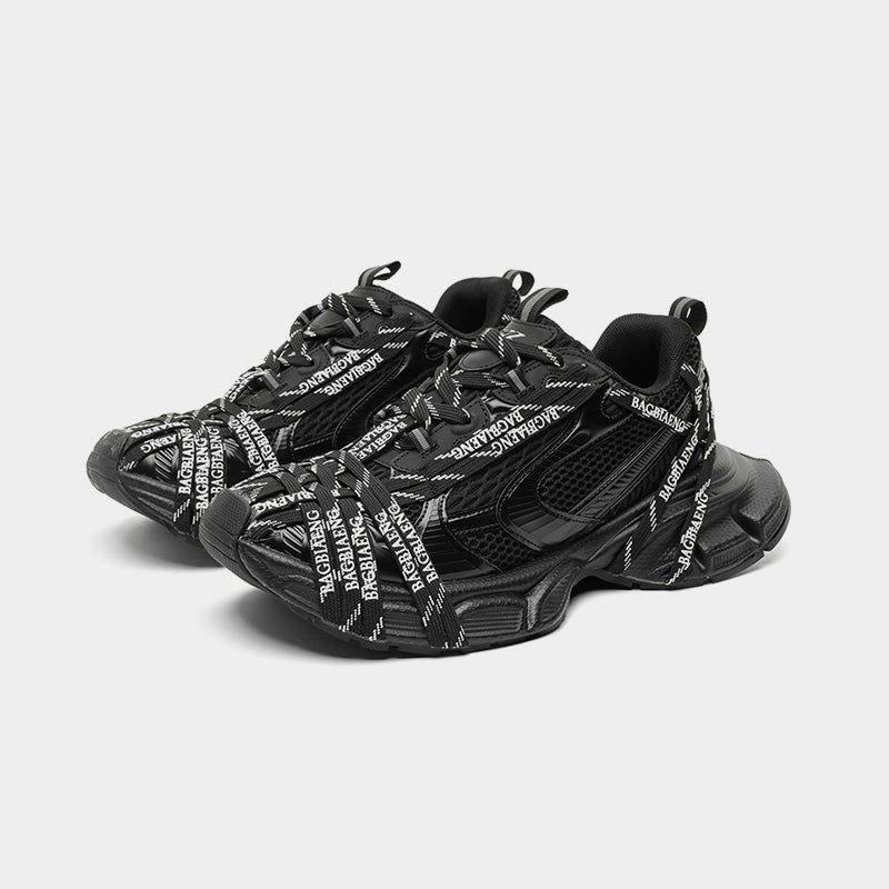 Triple S | Logotype Technical Sneakers - Santo 