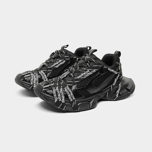 Triple S | Logotype Technical Sneakers - Santo 