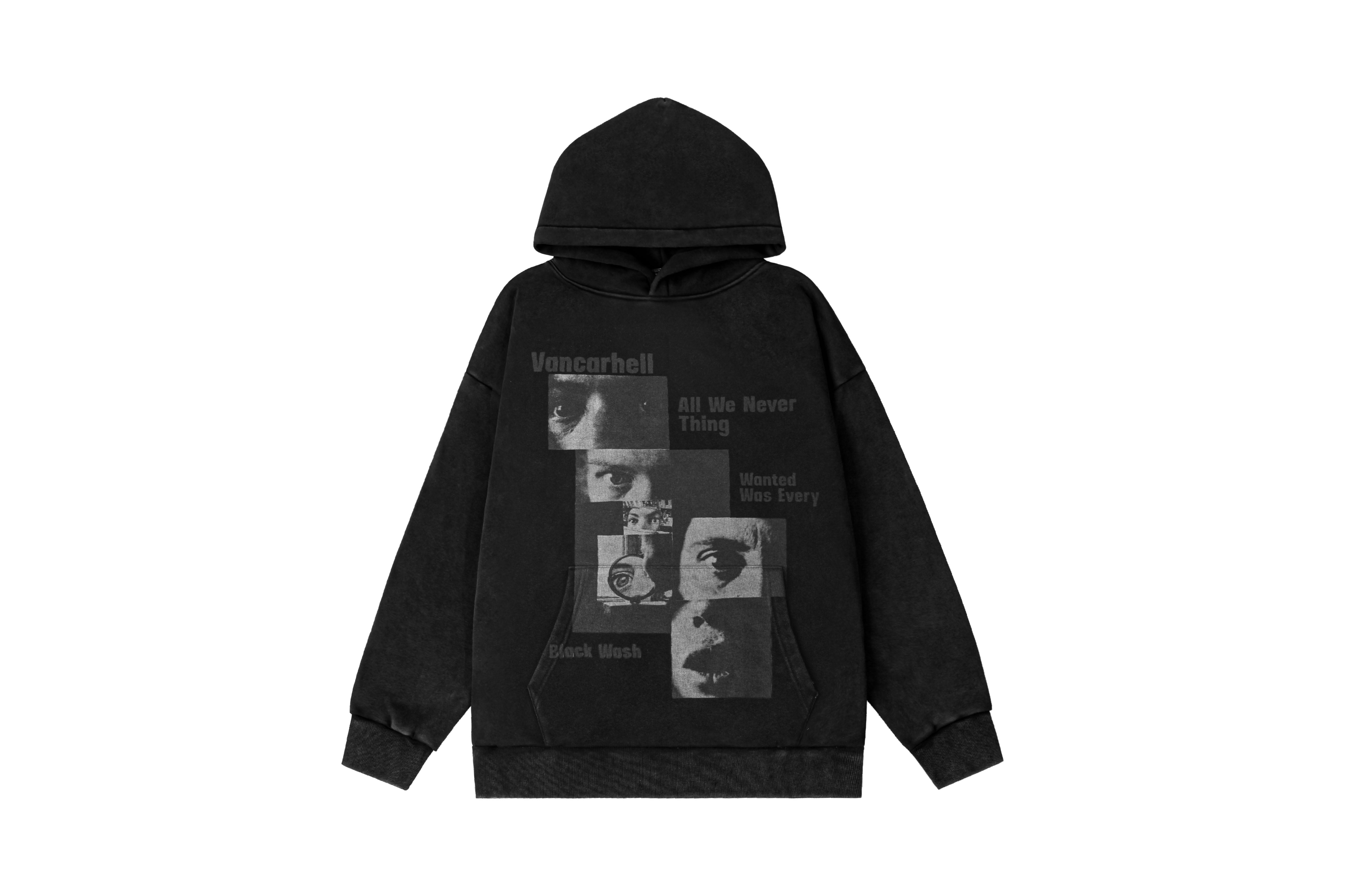 Vancarhell | Collage Face Graphic Hoodie