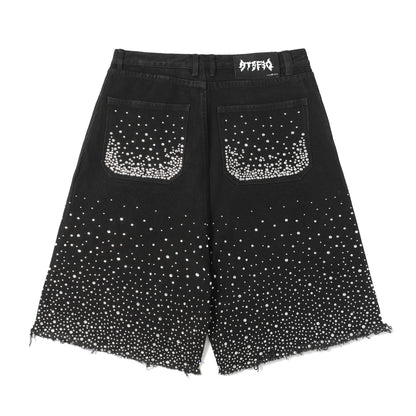 Rhinestone | Denim Shorts - Santo 
