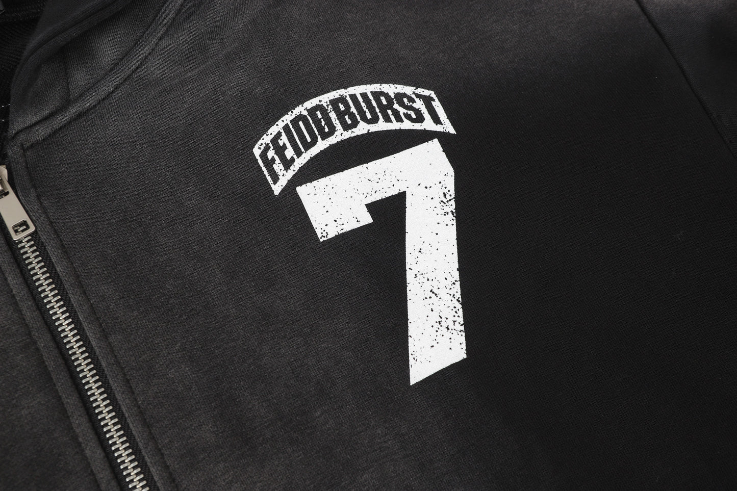 Vintage Sport Stripe | Zip Up Hoodie - Santo 