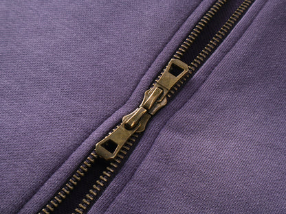 Washed Distressed | Zip-Up Hoodie - Santo 