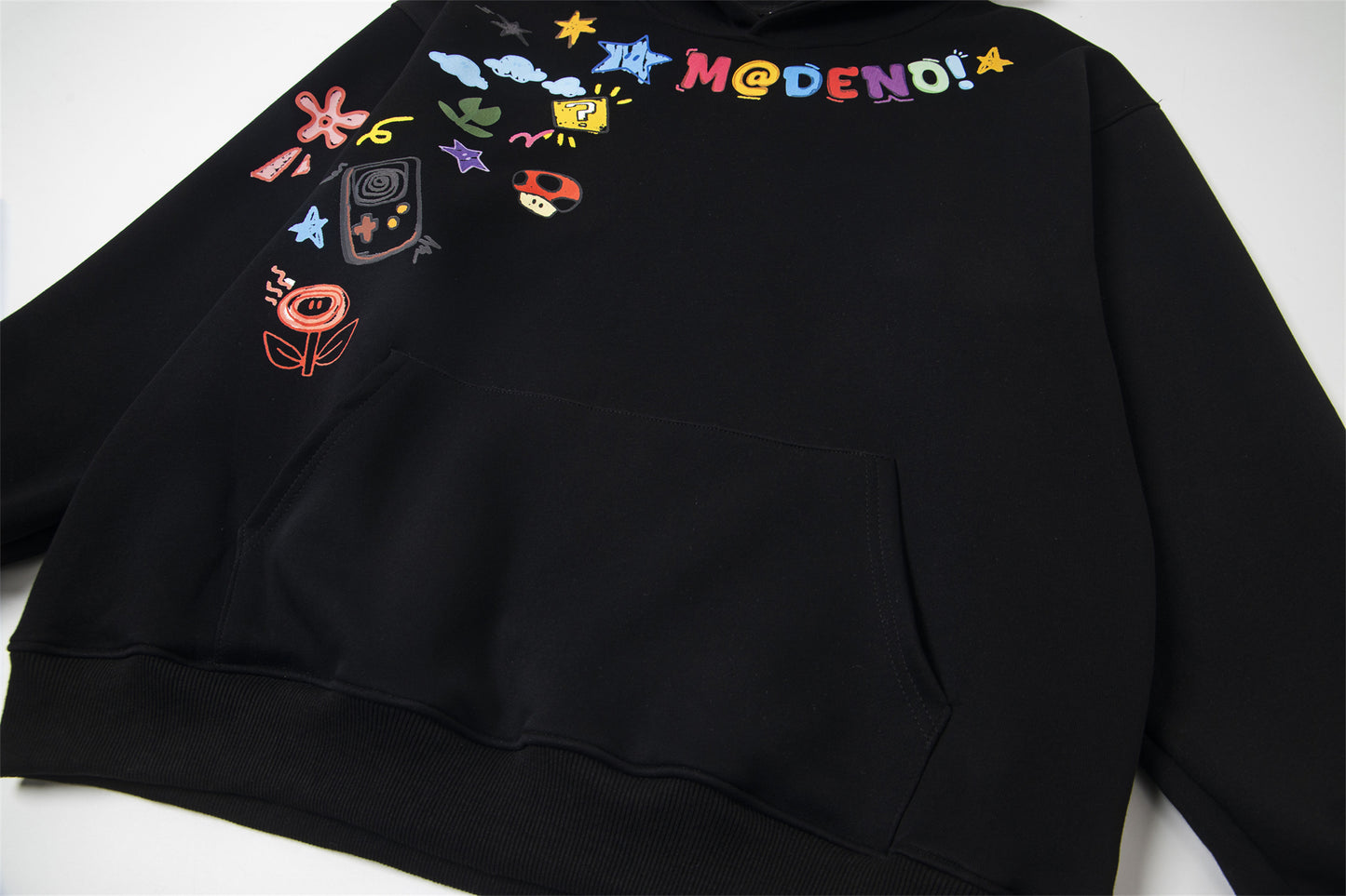 Graffiti Cartoon Print | Pullover Hoodie - Santo 