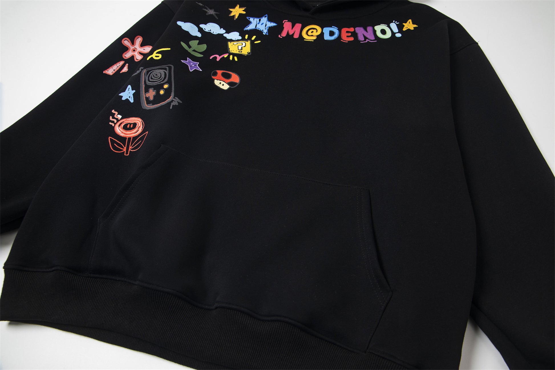 Graffiti Cartoon Print | Pullover Hoodie - Santo 