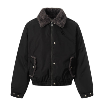 Faux-Fur Collar | Short Winter Jacket