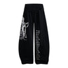Stage Riot | Wide-Leg Printed Drawstring Pants