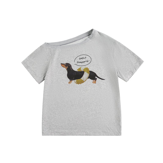 Sushi Pup | Humorous Dog Print Tee - Santo 