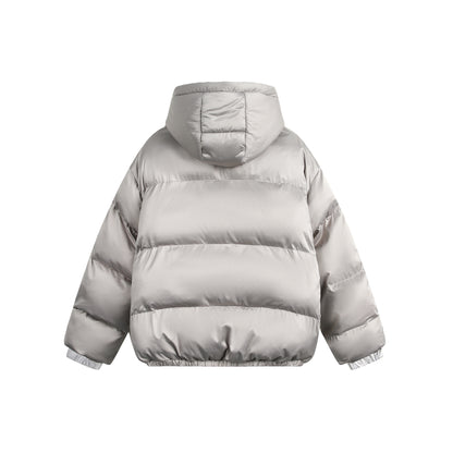 Frosted Block | Padded Utility Hooded Coat
