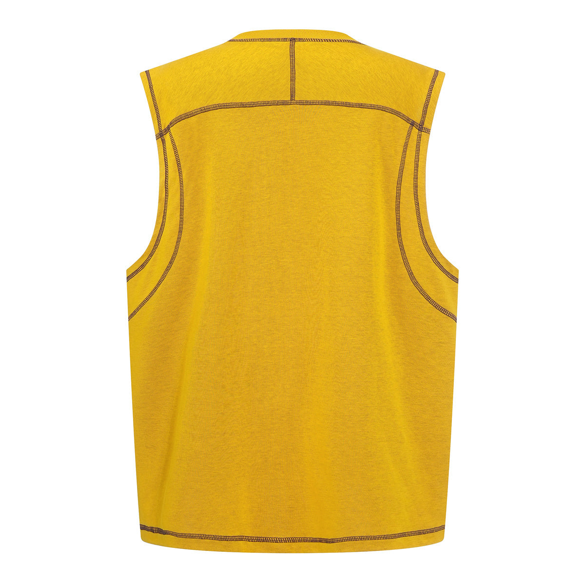 Forest Pulse | Contrast Seam Sleeveless Top - Santo 