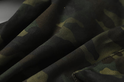 Multi-Pocket | Camouflage Cargo Shorts - Santo 