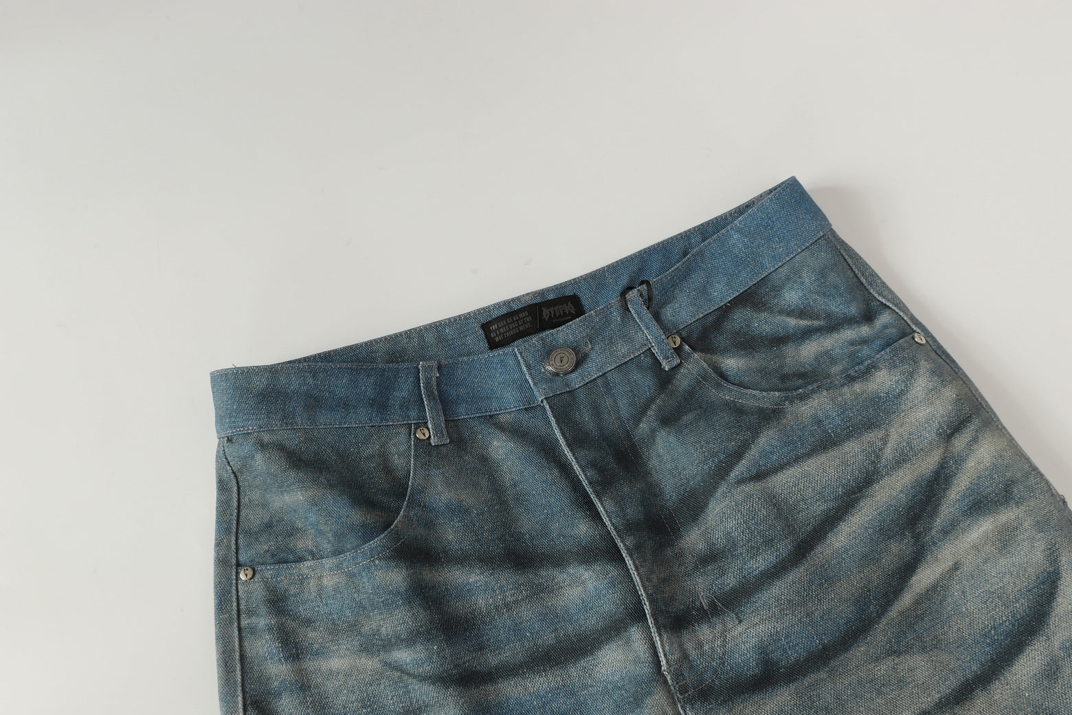 Wrinkle Washed | Stacked Jeans - Santo 