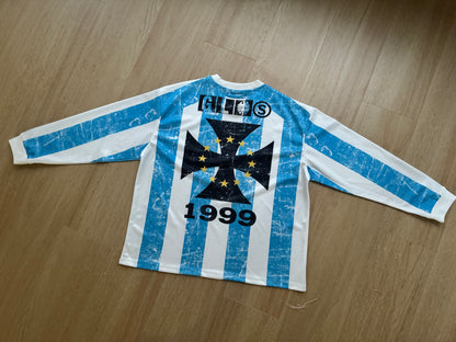 Retro Stripe Print | Athletic Sweatshirt - Santo 