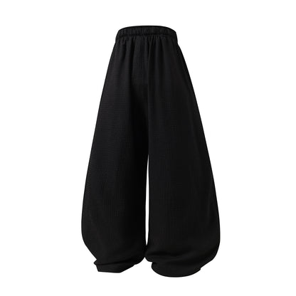 Waffle Drawstring Wide | Jogger Pants - Santo 