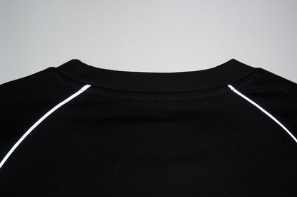 Layered Sleeve Design | Patchwork Sweatshirt - Santo 