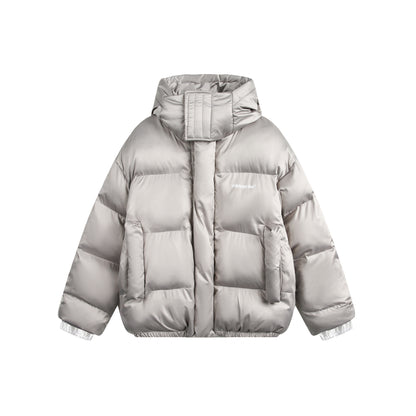 Frosted Block | Padded Utility Hooded Coat