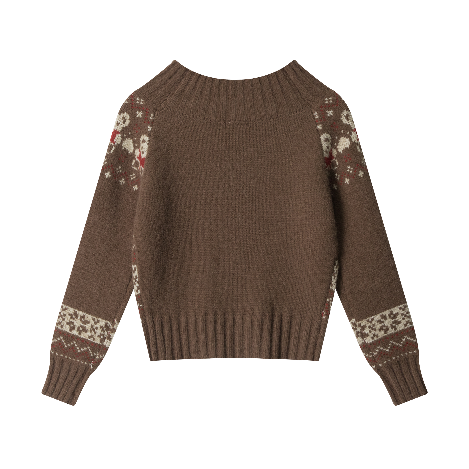 Kitten Knit | Fair Isle Cropped Sweater - Santo 