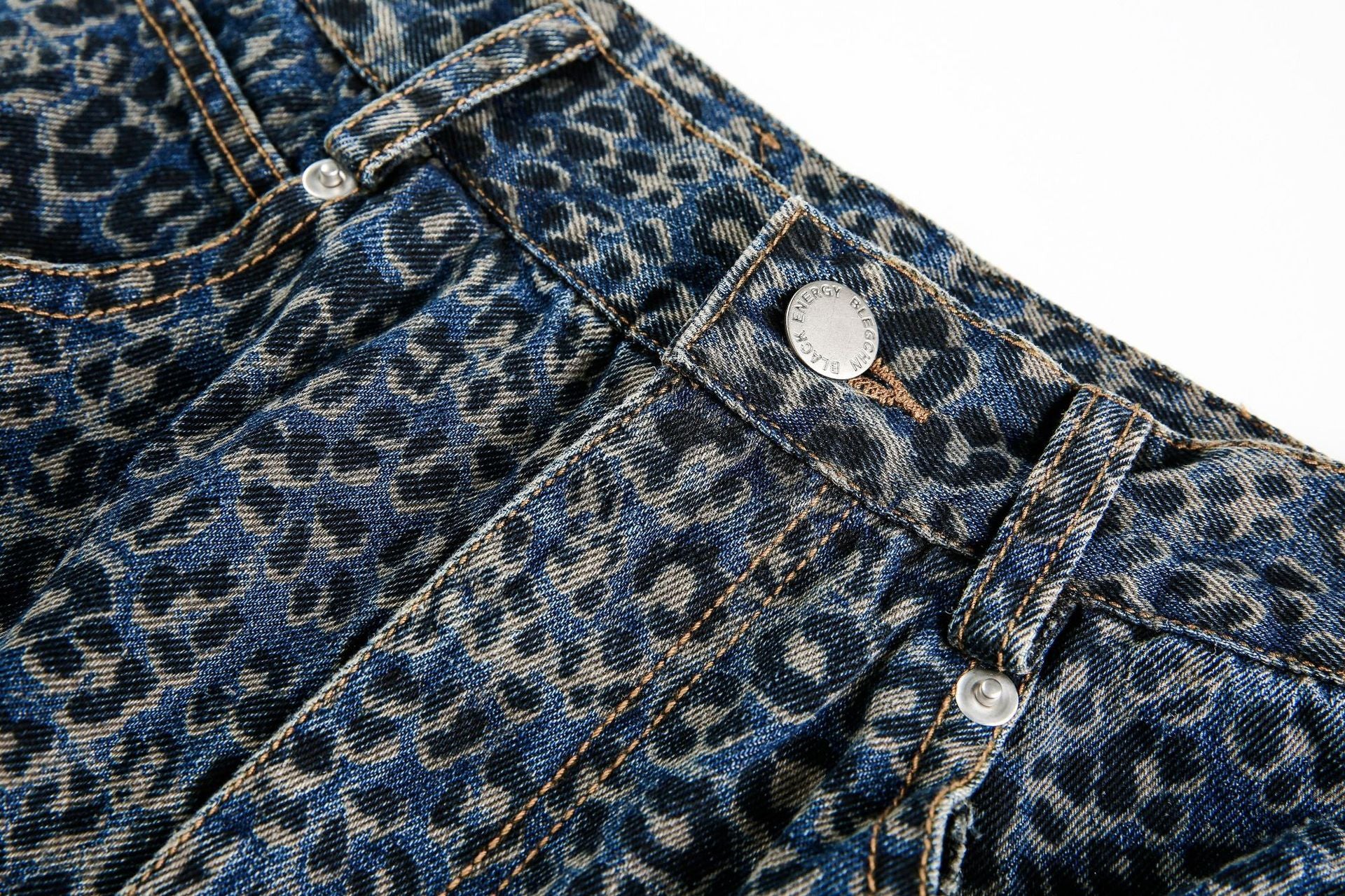 Leopard Print | Denim Street Barrel Jeans