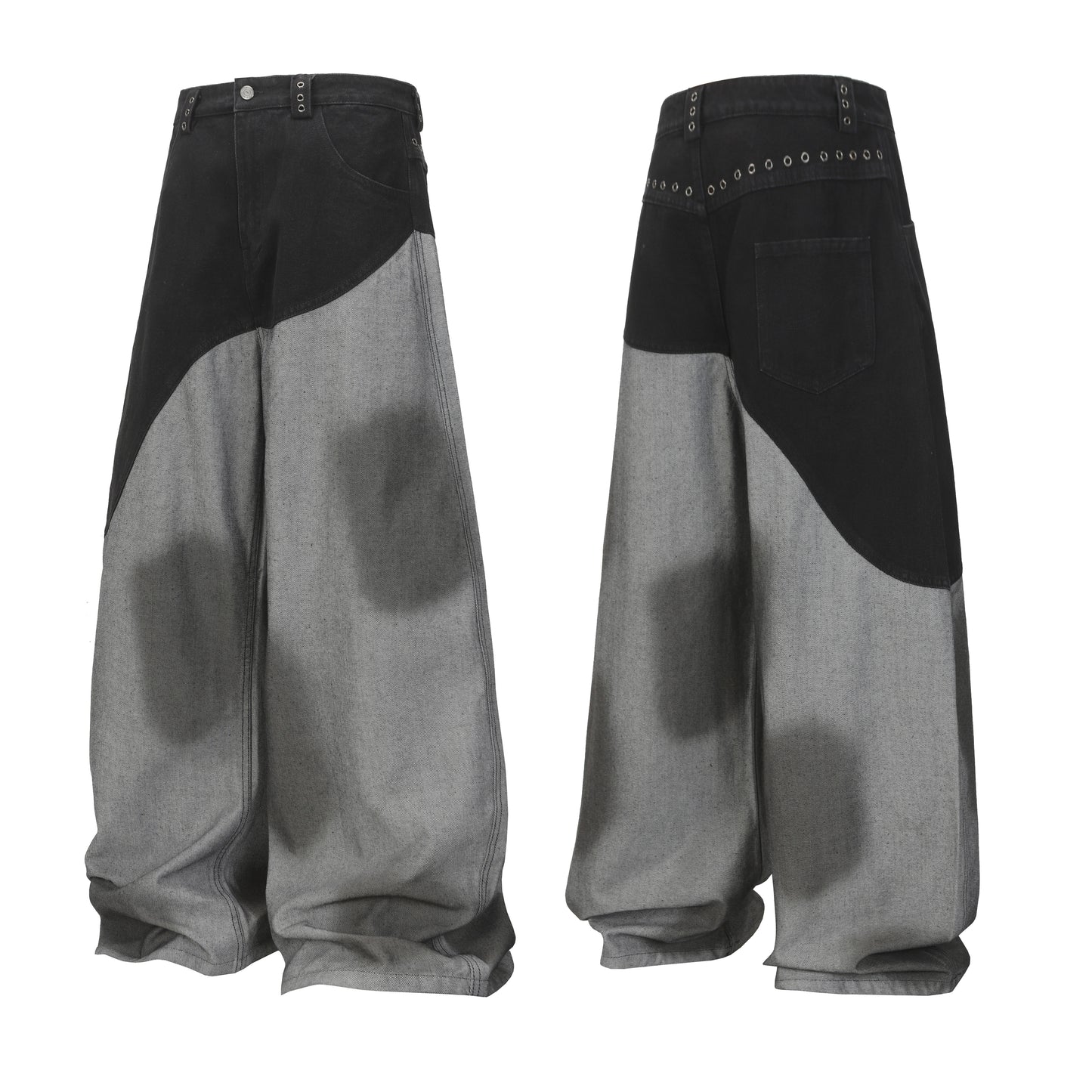 Two-Tone Fade Wash | Wide Jeans - Santo 