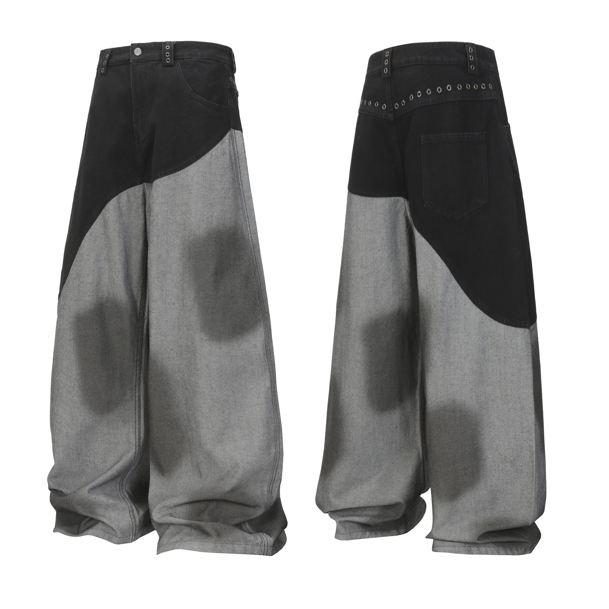 Two-Tone Fade Wash | Wide Jeans - Santo 