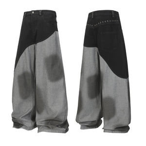 Two-Tone Fade Wash | Wide Jeans - Santo 