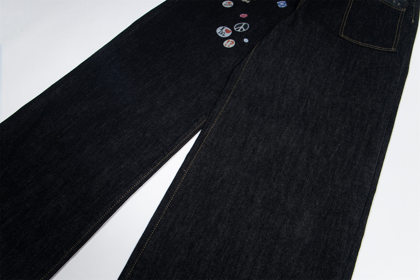 Studded Patchwork | Denim Jeans - Santo 