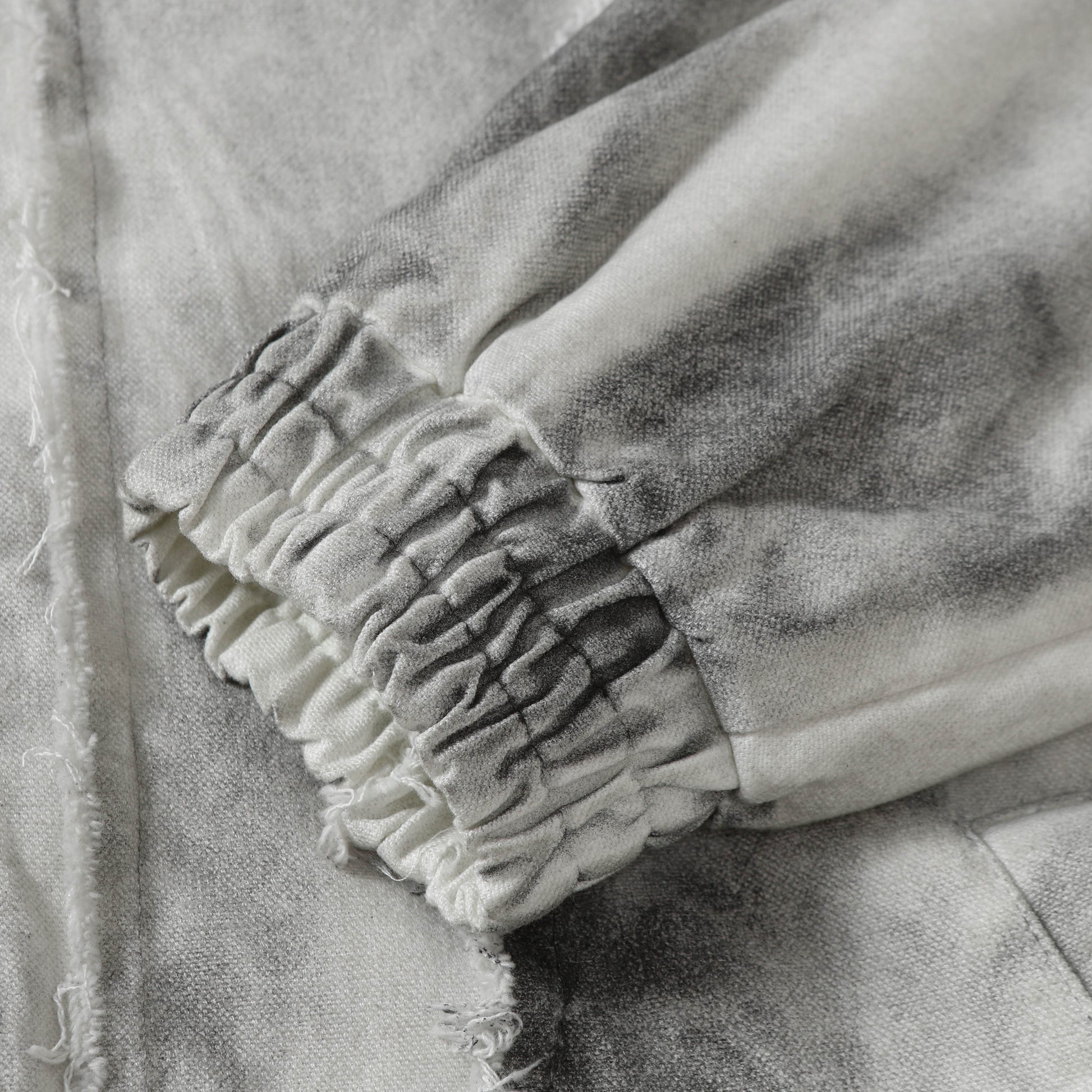 Washed Fray Edge | Hooded Jacket - Santo 