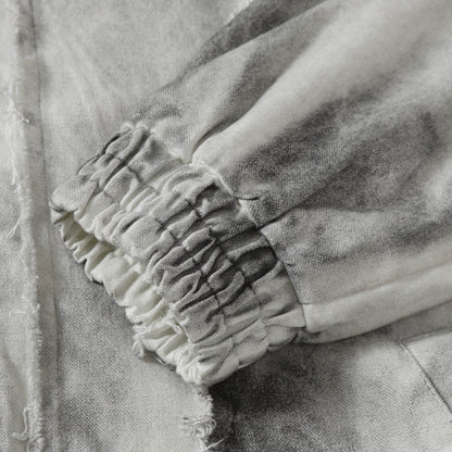 Washed Fray Edge | Hooded Jacket - Santo 