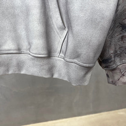 Frosted Camo Sleeve | Oversized Hoodie - Santo 