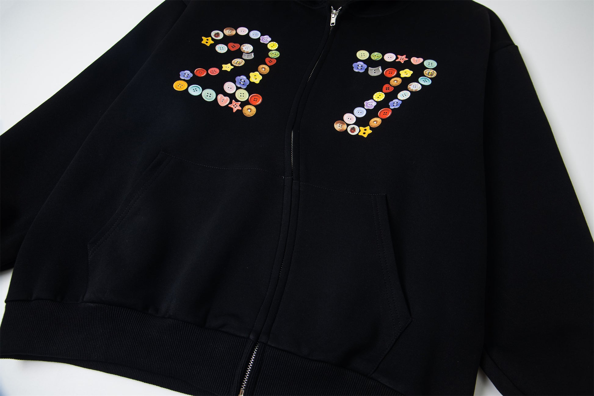 Emoji Art 27 Print | Zip-Up Hoodie - Santo 
