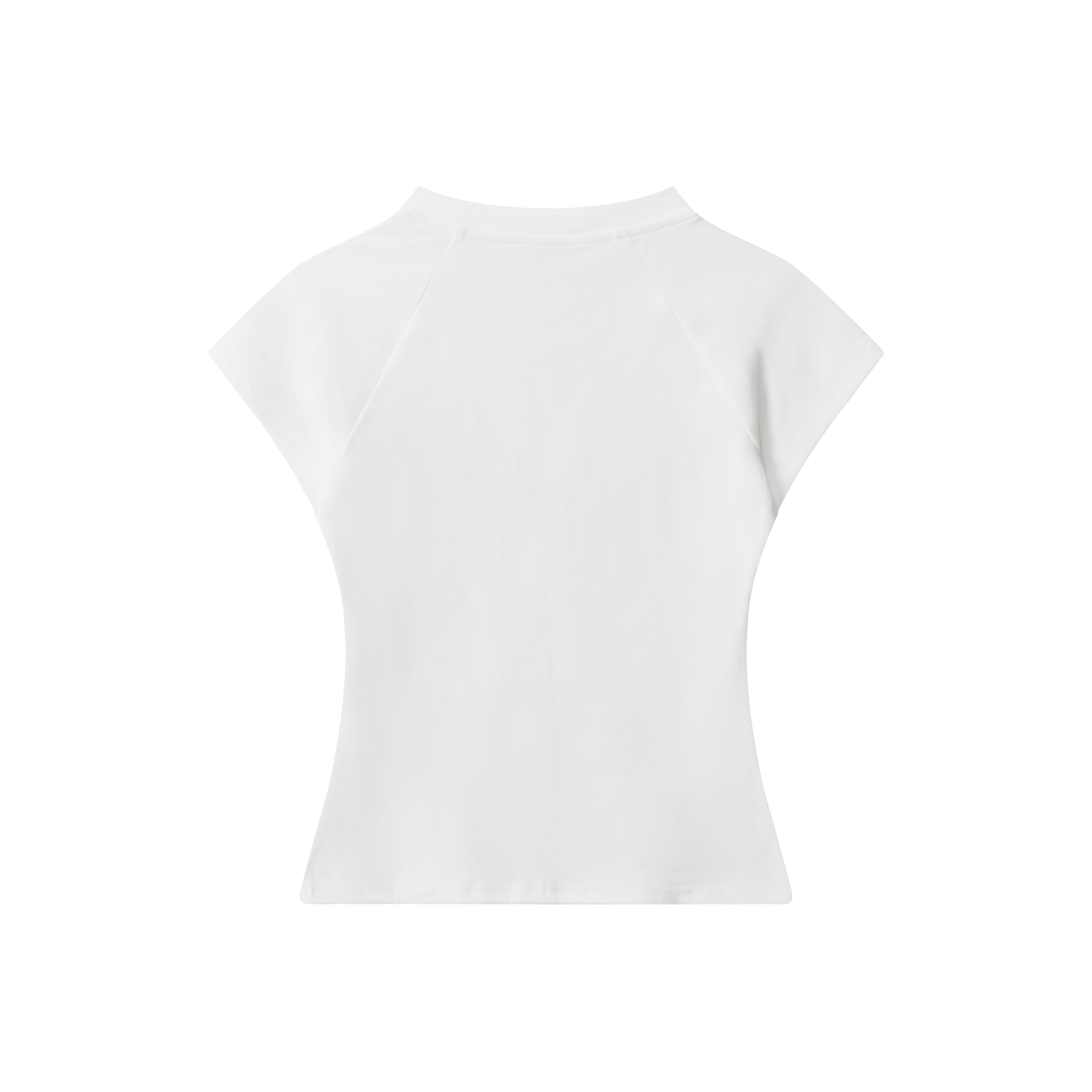 Faded Hug | V-Neck Soft Focus Tee