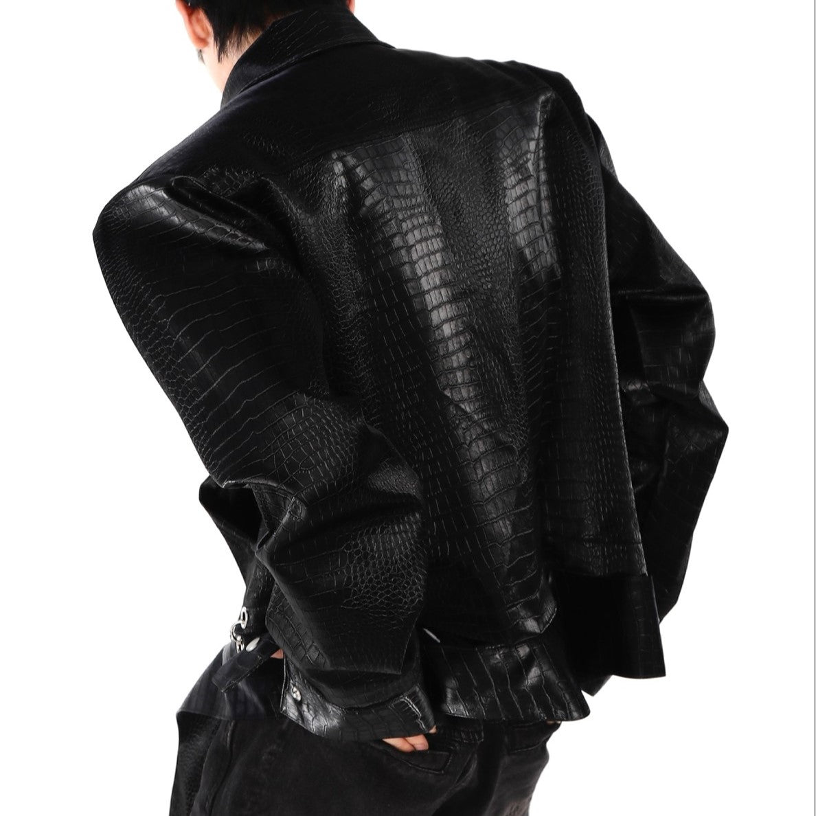 Croc Embossed PU | Street Jacket - Santo 