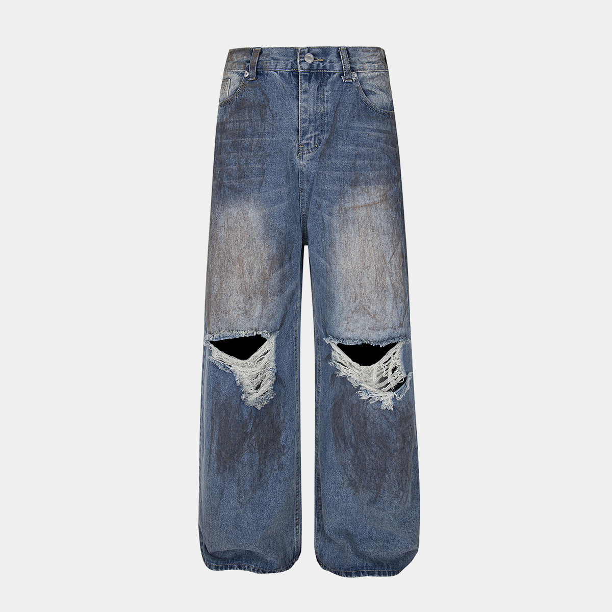 Destroyed Dirty Wash | Denim Jeans - Santo 