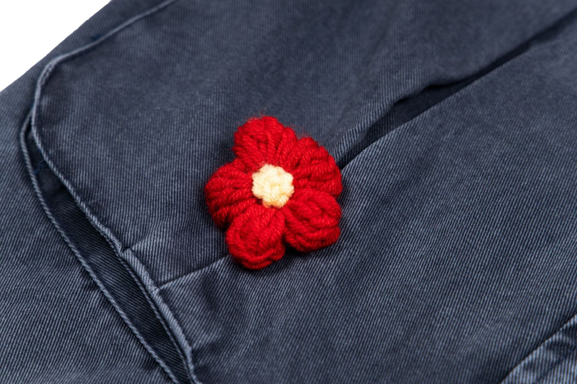 3D floral embroidery | Washed Cargo - Santo 