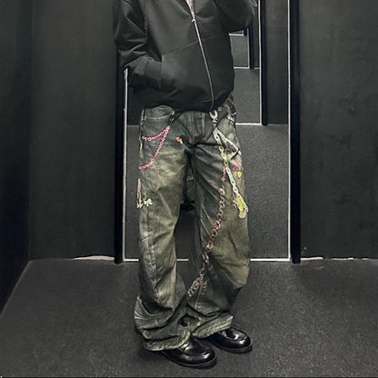 Candy Chain Washed | Baggy Jeans - Santo 