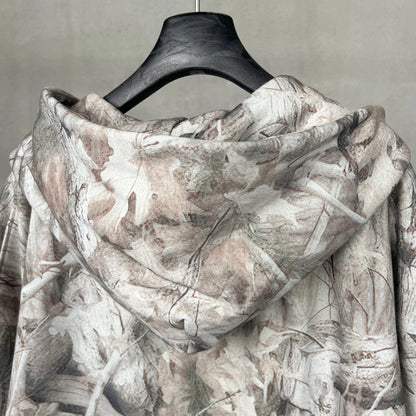 Forest Camo | Oversized Zip-Up Hoodie - Santo 