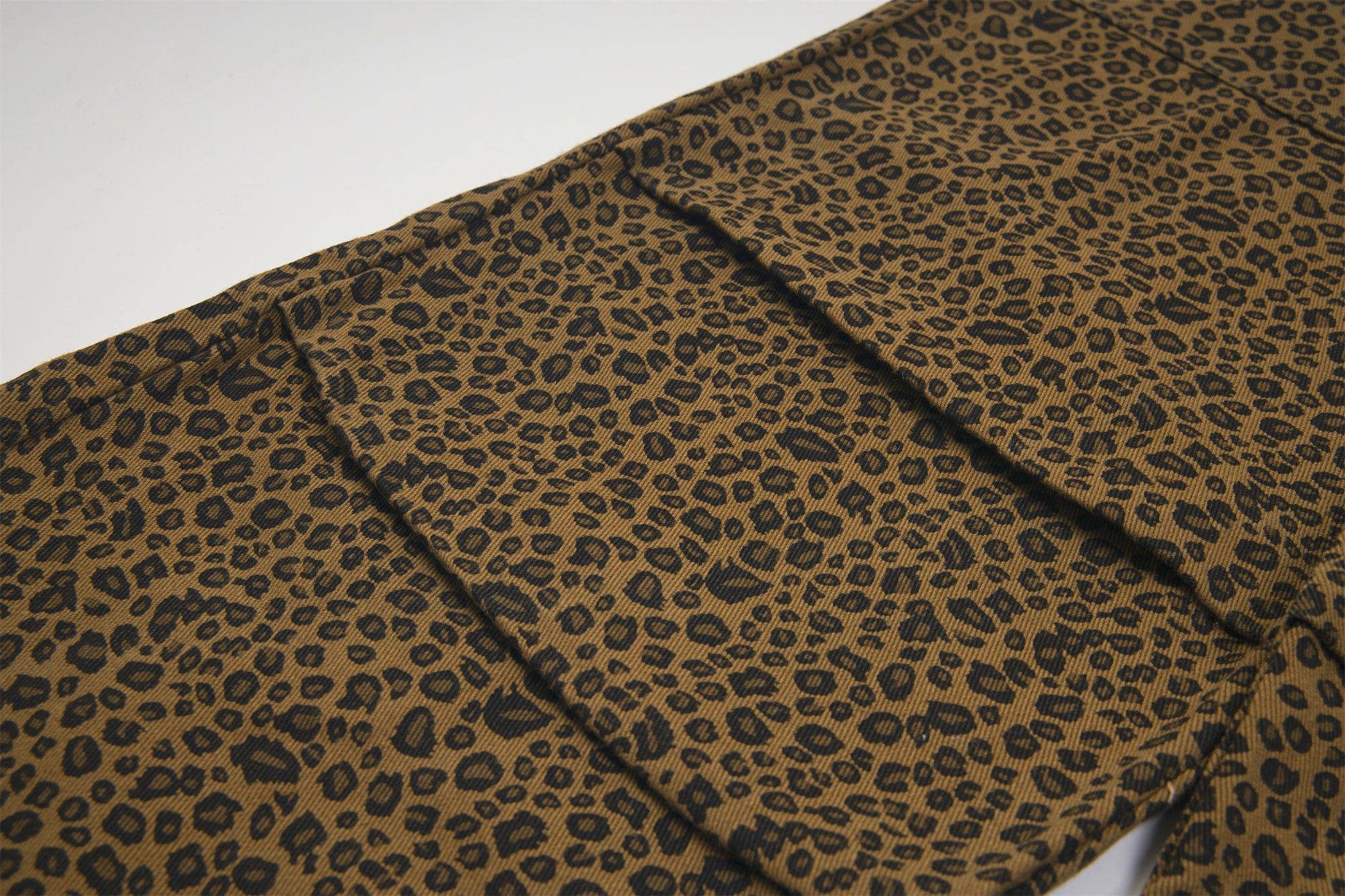 Wild Cat | Patterned Wide-Leg Jeans