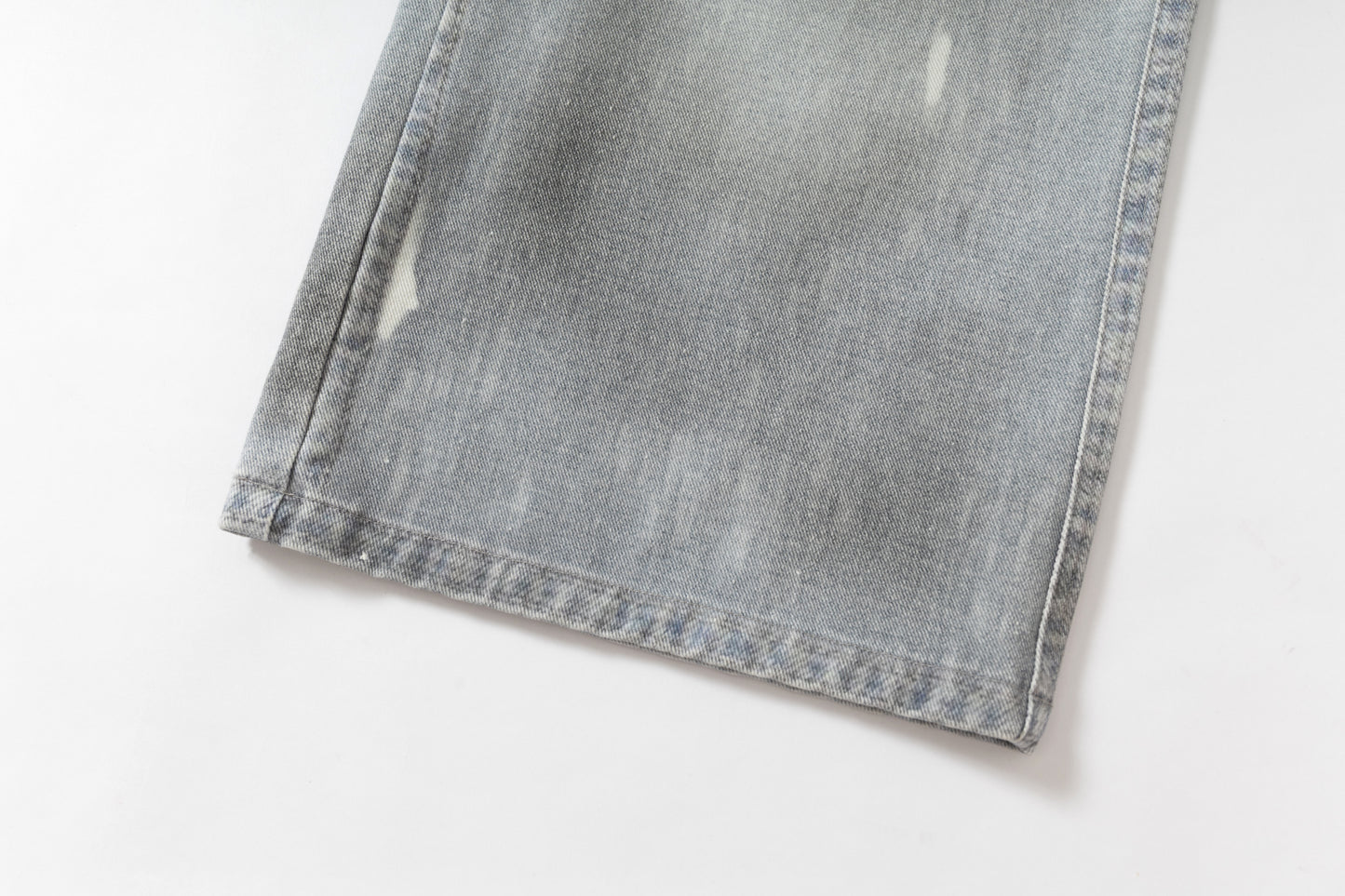 Plaid Waist Doll Print | Distressed Jeans - Santo 