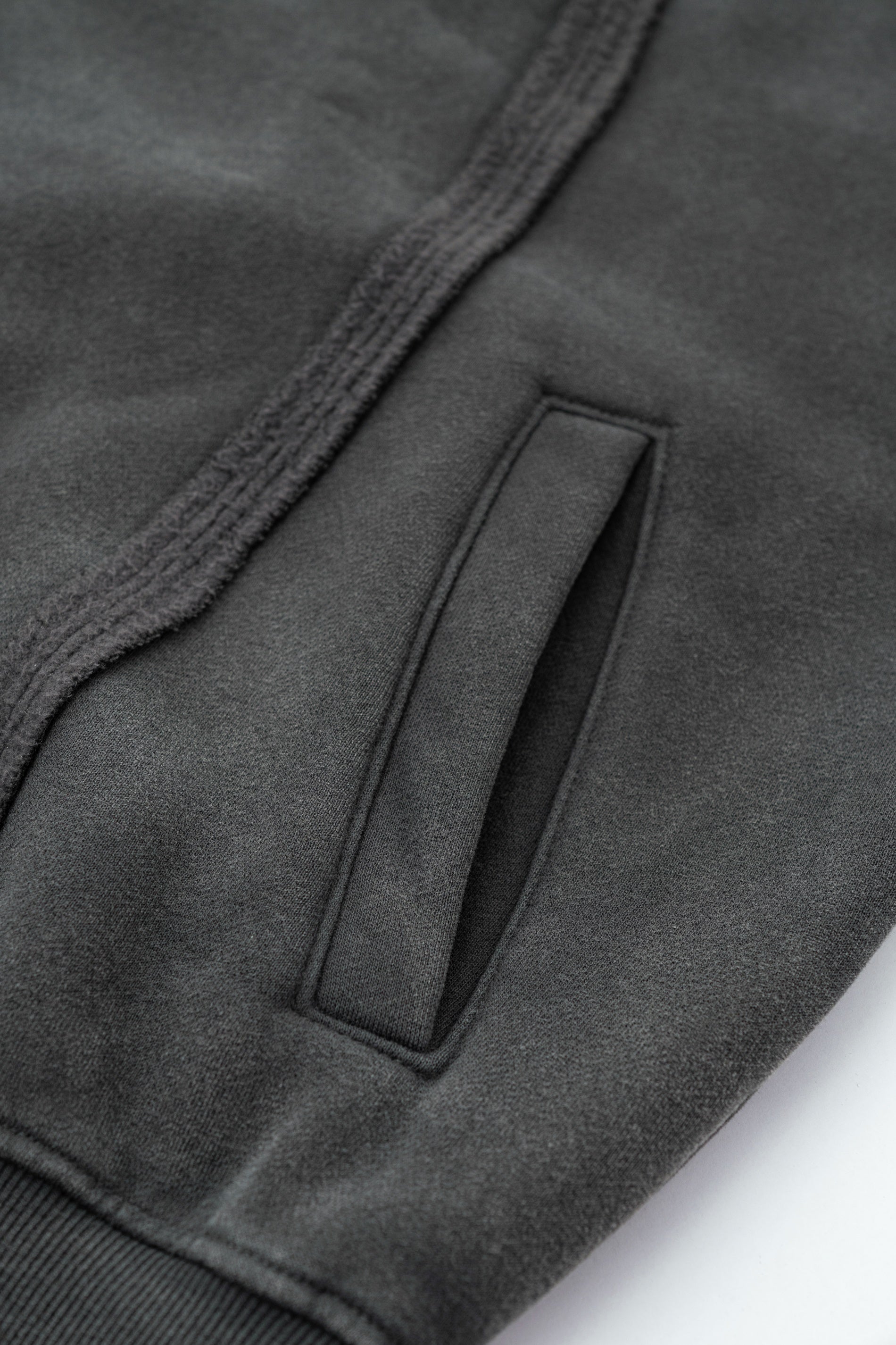 Structured Panel | Oversized Zip-Up Hoodie