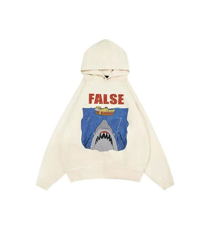 Shark Graphic | Washed Hoodie - Santo 