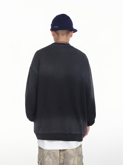 Embroidered Graphic Gradient | Casual Sweatshirt - Santo 