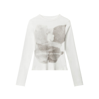 COZY KISS | Duo Graphic Bear Print Tops