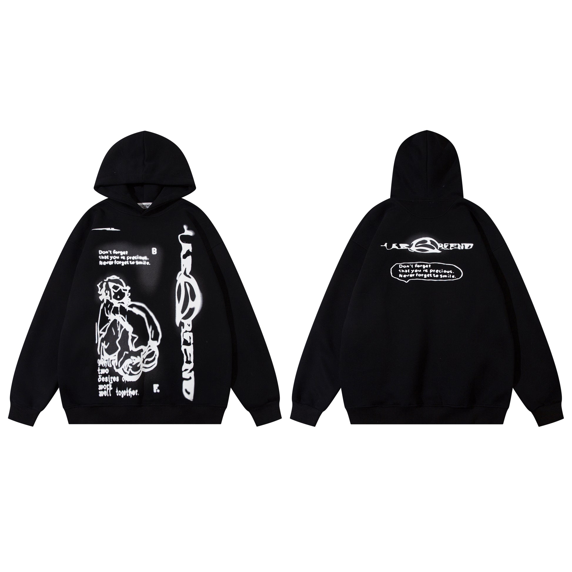 Anime Print | Oversized Hoodie - Santo 