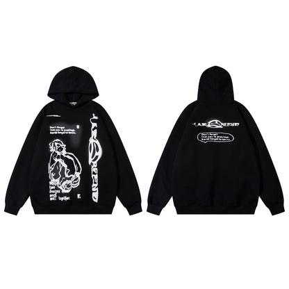 Anime Print | Oversized Hoodie - Santo 