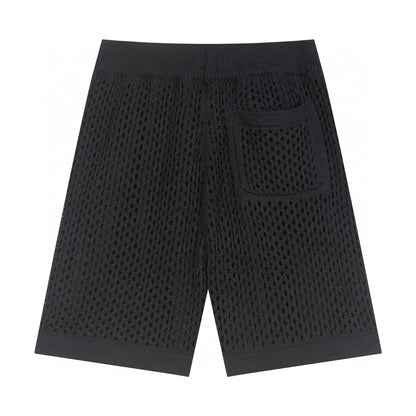 Mesh Stripe Knit | Baggy Shorts - Santo 