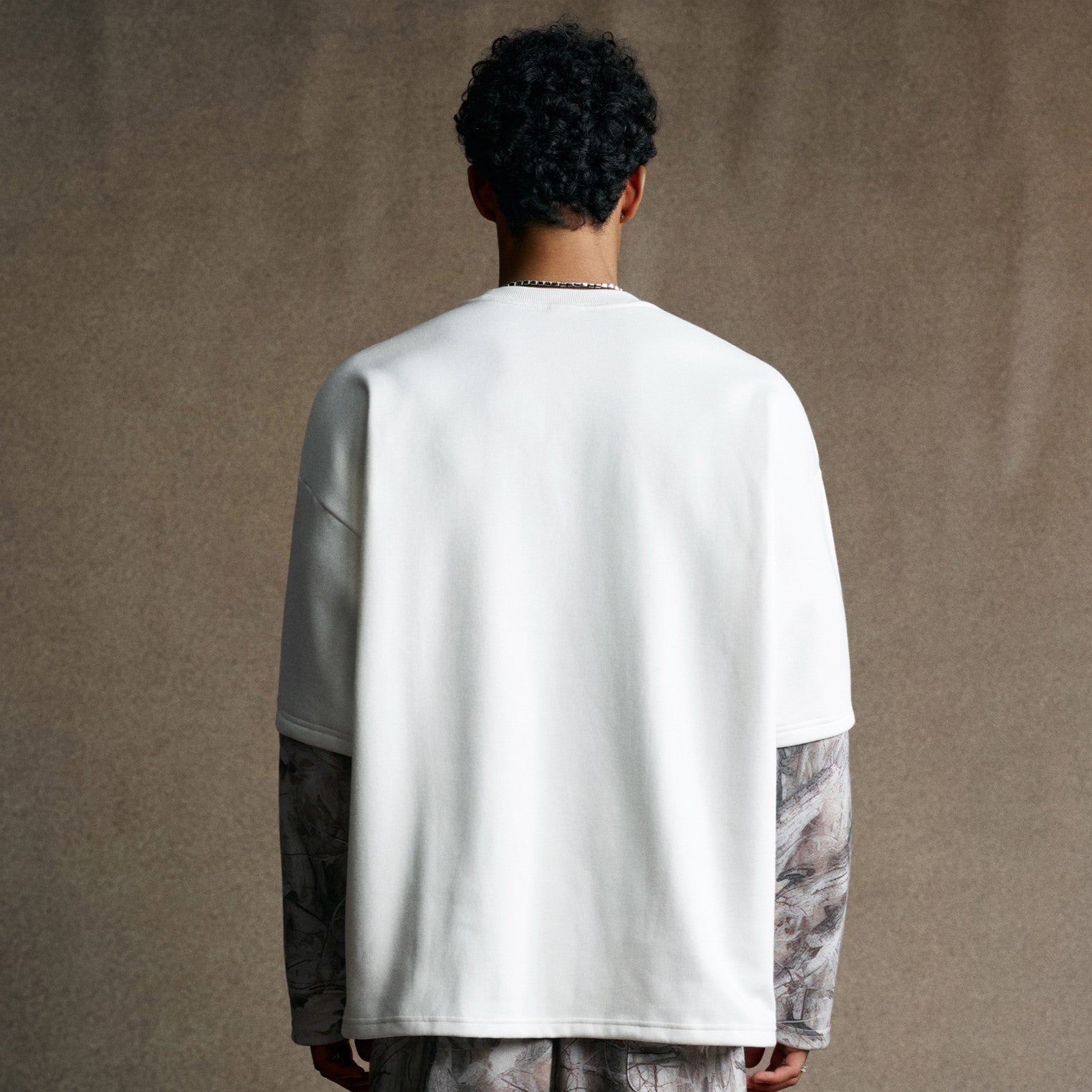 Woodland Camo| Long Sleeve T-Shirt - Santo 