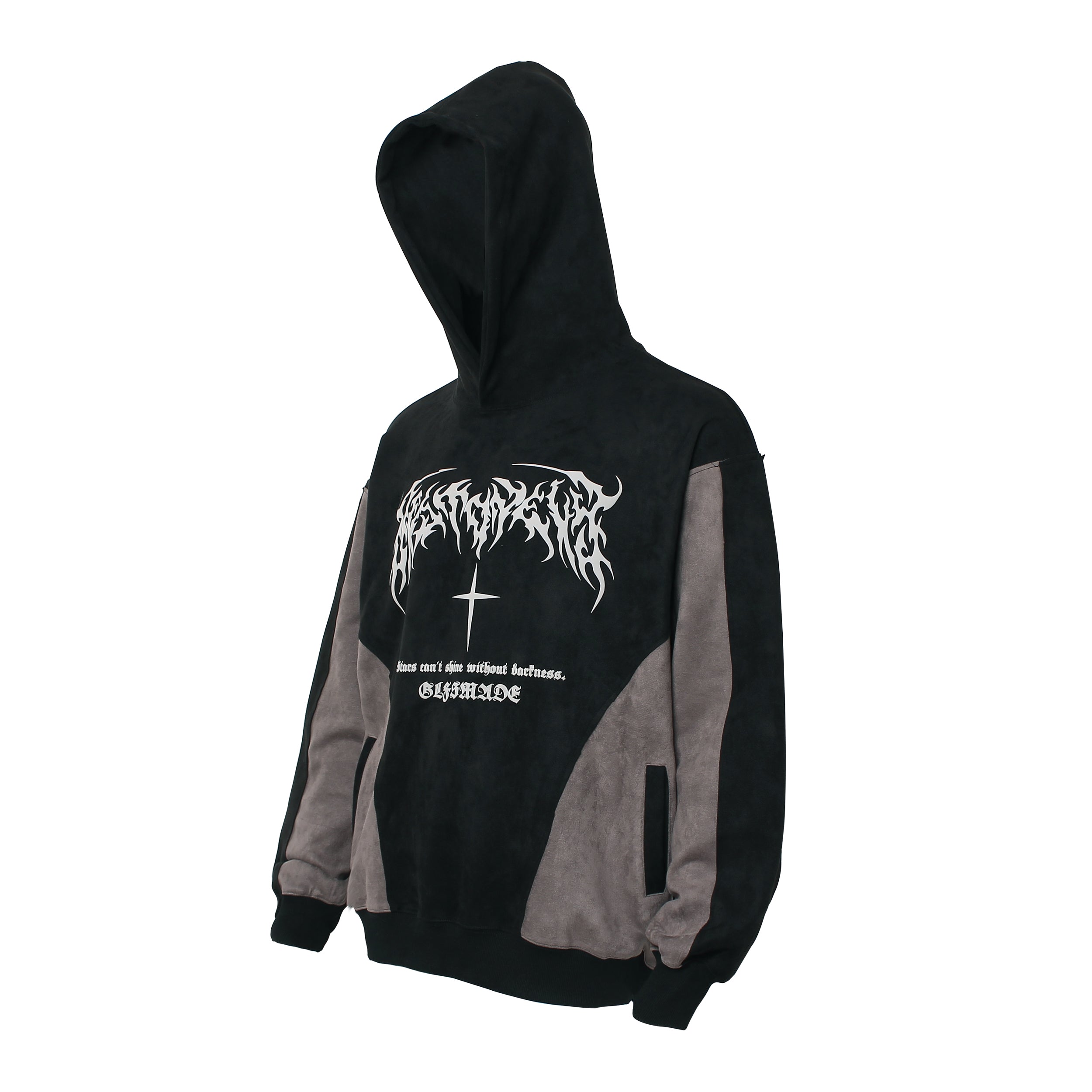 Gleamade | Gothic Cross Graphic Hoodie