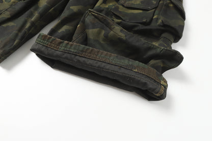 Multi-Pocket | Camouflage Cargo Shorts - Santo 