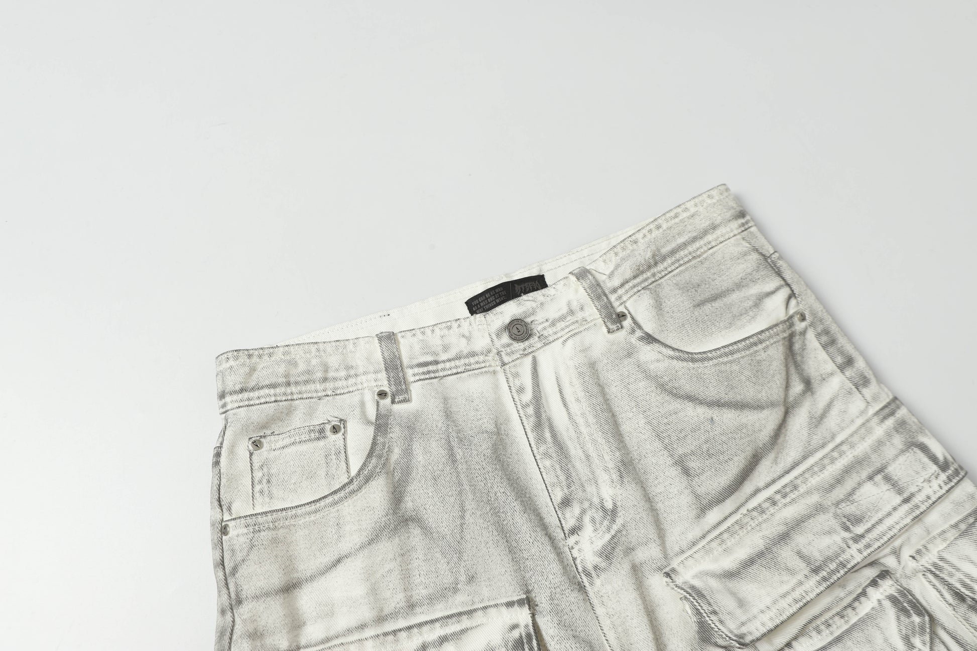 Multi-Pocket | Washed Cargo Shorts - Santo 